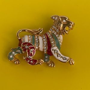 Joan Rivers Chinese Tiger Pin- never worn